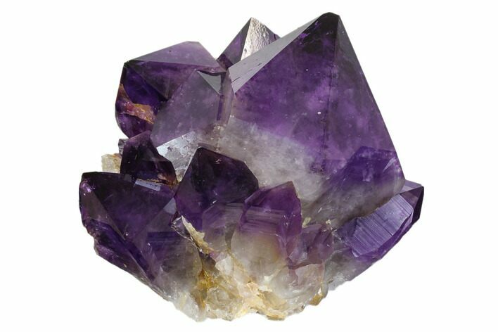 Beautiful, Purple Amethyst Crystal Cluster - Congo #148644